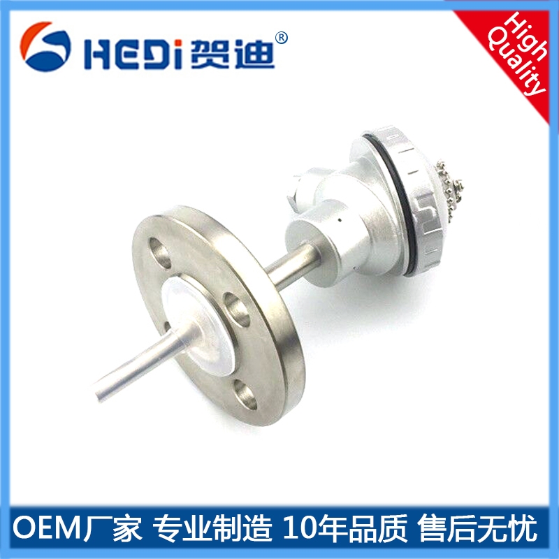 通用型常溫防腐防爆溫度法蘭探頭傳感器-賀迪專業(yè)工廠-品質保證